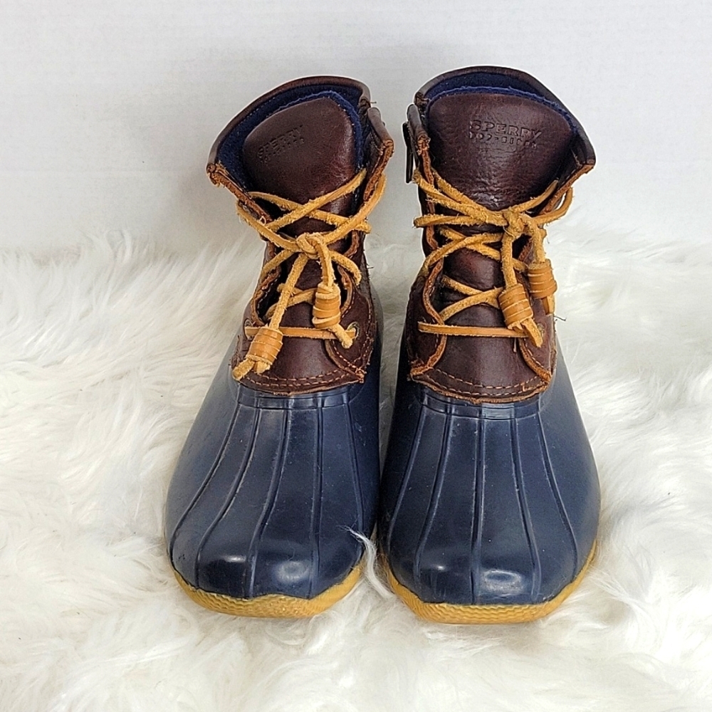 SPERRY TOPSIDER Duck Boots With Side Zipper Women's‎ Size 7